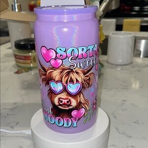 Purple Sorta Sweet But Moody Tumbler